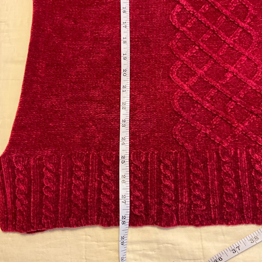 Yarn Works  Pullover Velour Sweater size Large - Picture 7 of 8